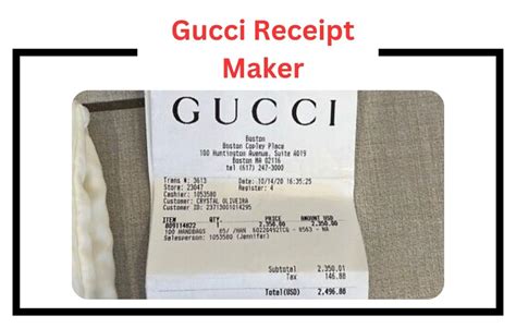 fake gucci receipt maker|receipt maker free download.